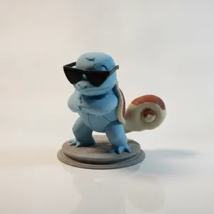 Cool Version Of Squirtle Pokemon Figurine 3D Printable