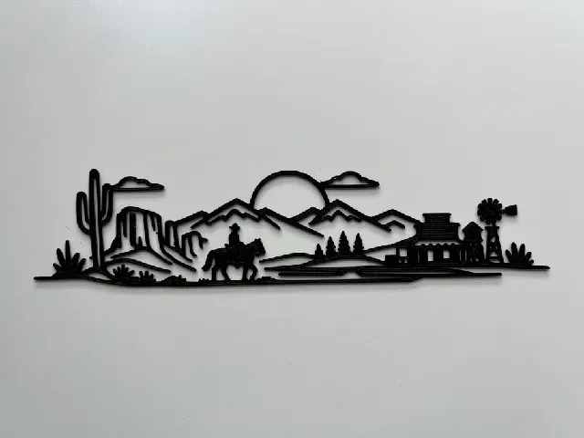 American Far West Landscape Wall Art