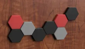 Hexagonal Magnetic Knife/Tool holder (Customizable and Parametric)