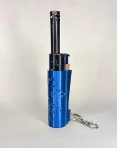 Clipper Lighter Sleeve - Akatsuki Print (w/ Refill hole/Keychain loop)