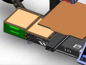 Anycubic Kobra / Kobra 2 / Kobra 2 Pro - Toolbox with extension for purge material