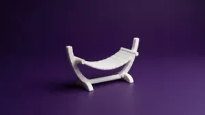 Dollhouse Hammock Stand 1:12 Scale