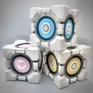 Portal Weighted Storage & Companion Cube