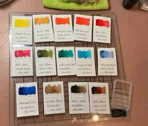 Watercolor Swatch Card Template (or Watercolour, if you prefer)