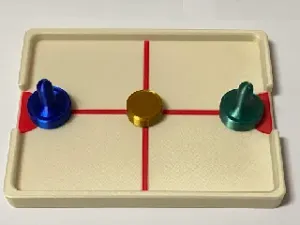 Tabletop Push Puck Paddle Game
