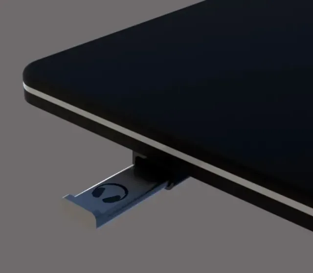 HEADPHONE HOLDER UNDER THE TABLE