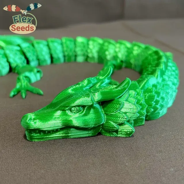 Flexi Leaf Dragon(Print-in-place) — Фото 9 из 17