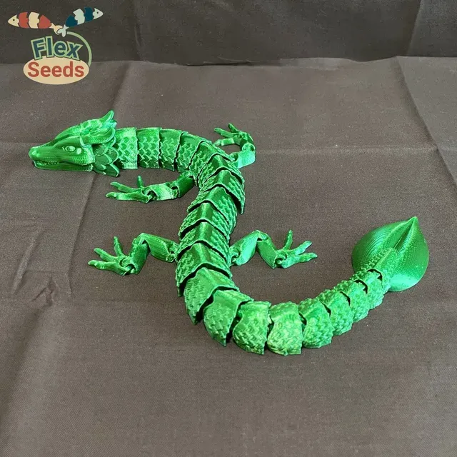 Flexi Leaf Dragon(Print-in-place) — Фото 14 из 17