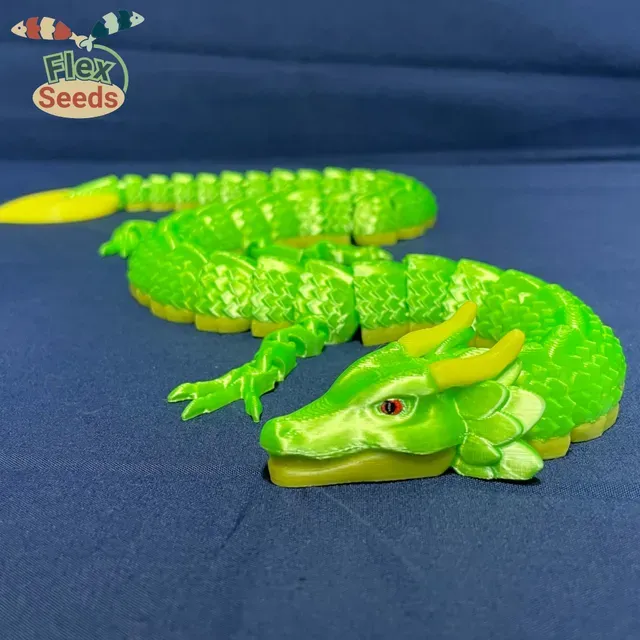 Flexi Leaf Dragon(Print-in-place) — Фото 8 из 17