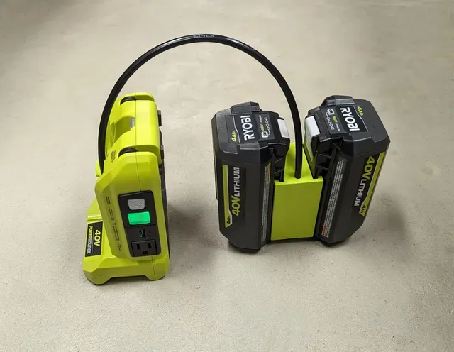 40v dual adapter compatible with Ryobi 40v — Фото 2 из 4