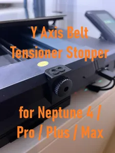 Y Axis Belt Tensioner Stopper with Elegoo Logo for Neptune 3 & 4 Series (incl. Pro, Plus and Max)