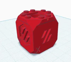 Voron Cube LEGO Compatible Stud Top