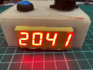Alarm clock for 4 digit display