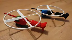 Flying helicopter toy