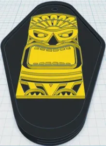 Tiki Keytag 71