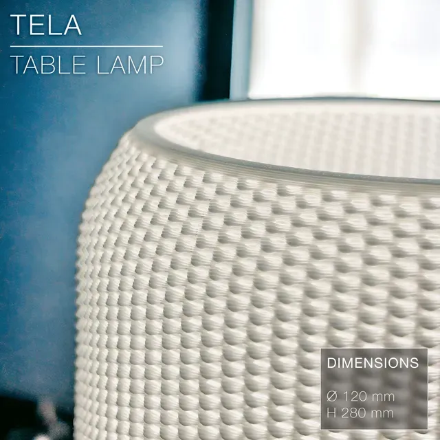 TELA | Table lamp E14 & E27 & E26 fast print — Фото 5 из 10