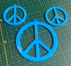 Peace Earrings / Pendant