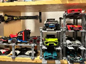 Lego Speed champion Garage lift ramps