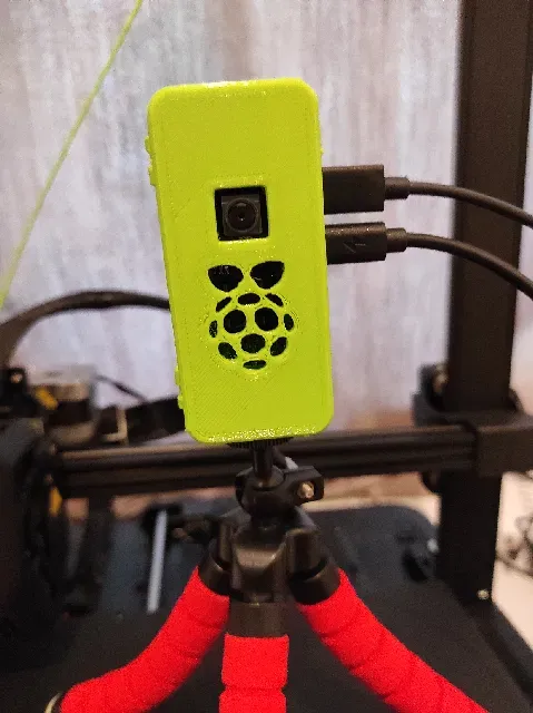 Raspberry Pi Zero 2 W with Pi Camera and tripod mount