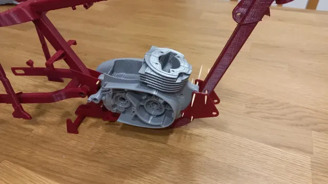 Project JAWA-ČZ KÝVAČKA 250/353.02 - PART No.2 - ENGINE CRANCKCASE + ENGINE COVERS — Фото 9 из 9