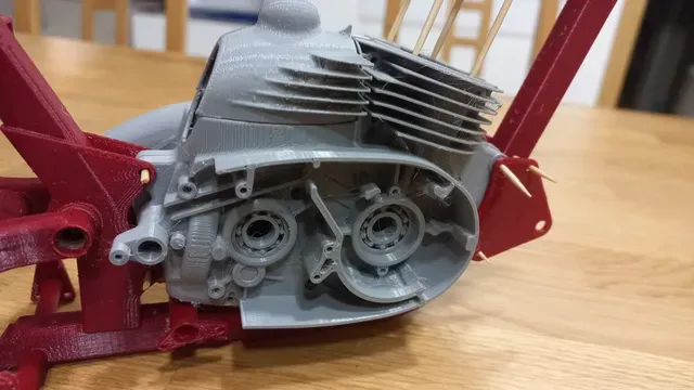 Project JAWA-ČZ KÝVAČKA 250/353.02 - PART No.2 - ENGINE CRANCKCASE + ENGINE COVERS — Фото 6 из 9