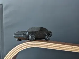 Datsun 240z print in place with moving wheels