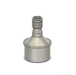 8 mm fitting for the cap of a 19 liter bottle.