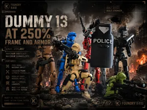 Dummy 13 250% Basic Armor and Frame - Female/Male