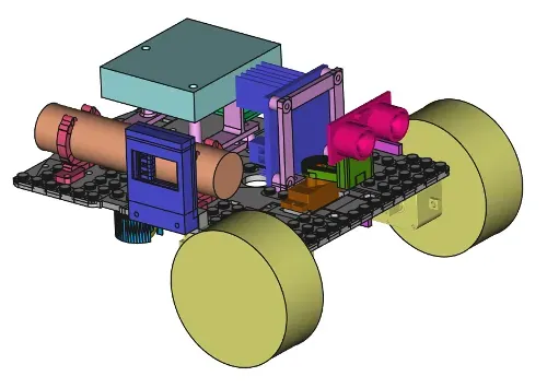 Flexible chassis 2WD & 4WD robot — Фото 3 из 9