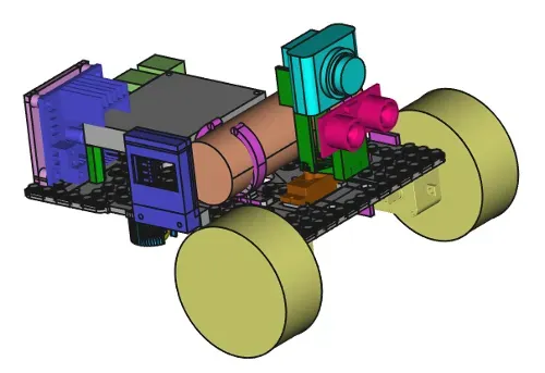 Flexible chassis 2WD & 4WD robot — Фото 5 из 9