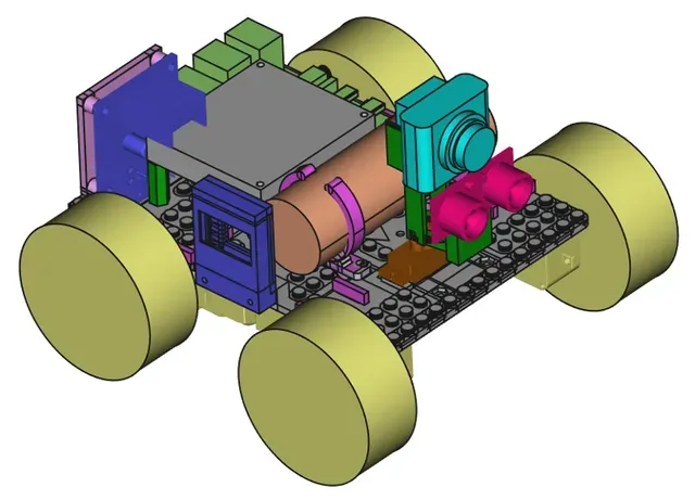 Flexible chassis 2WD & 4WD robot — Фото 6 из 9