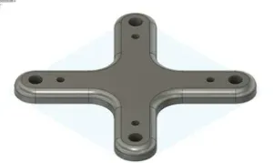 VESA riser adapter 10mm for 100x100 to 75x75