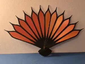 Watch Your Eyes - a folding fan