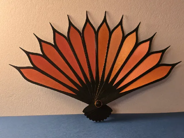 Watch Your Eyes - a folding fan