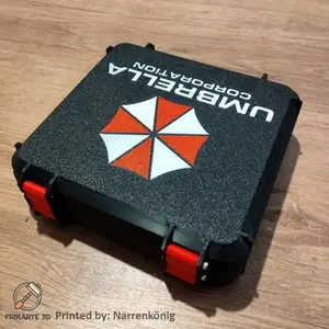 Umbrella Corporation Tool Box Multicolor and Multipart with Flipped Logo