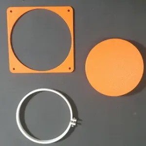 Remix/Extension of 120mm Fan To 100mm Pipe Adaptors
