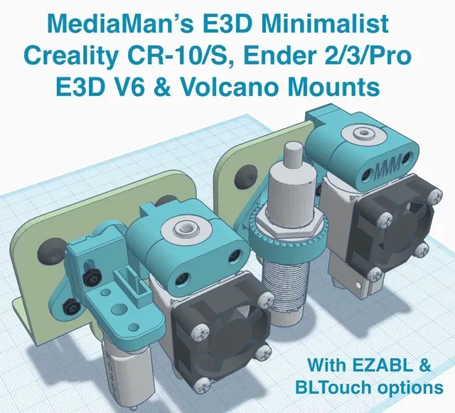 E3D Minimalist for V6 & Volcano on Creality CR10/S Ender 3/Pro and clones — Фото 14 из 30