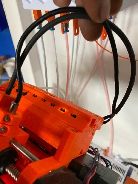 Extruder Idler MMU2S Adjustable With Screw Adj. Housing with Power LED and State LED and MMU2s Filament Sensor — Image 16 of 17