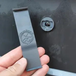 Removable Swiss License Plate Holder