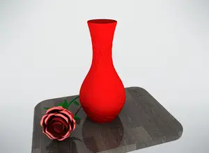 Vase with a heart - vase mode