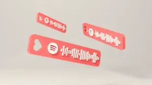 Automatically Customizable Spotify Code Keychain