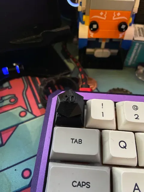 Nat20 Keycap - DnD - Cherry MX — Image 2 of 5