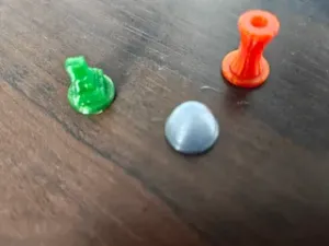 Terraforming Mars Track Figures — Biodome, Reactor, Rover