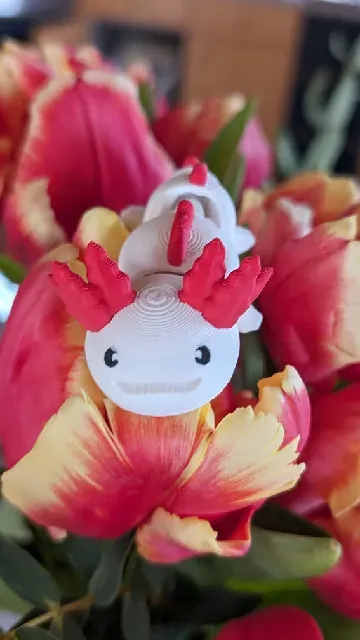 Axolotl - Articulated Figure Keychain — Фото 9 из 11
