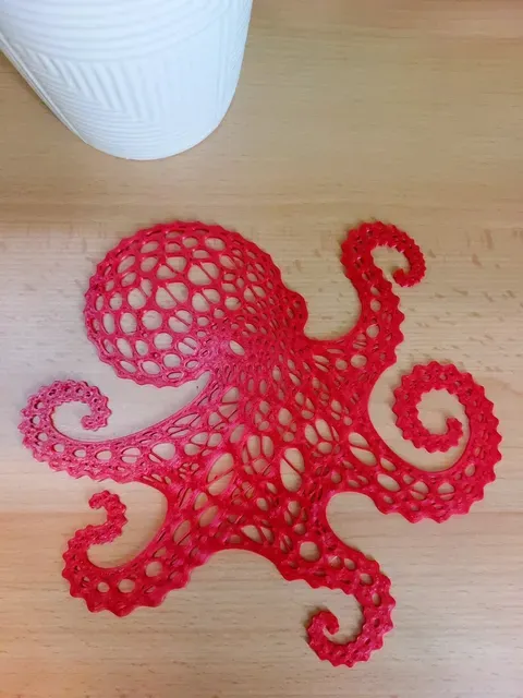 Octopus / Chobotnice voronoi wall decoration — Фото 2 из 4