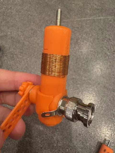 Base-loaded short Vertical Antenna for 20m — Фото 6 из 7