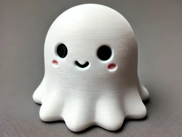 Cute 3D Ghost for Halloween