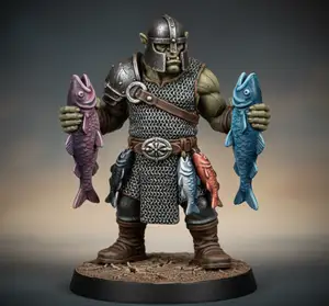 Orc fisherman miniature