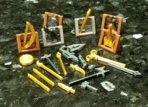 Meeple Weapon Rack