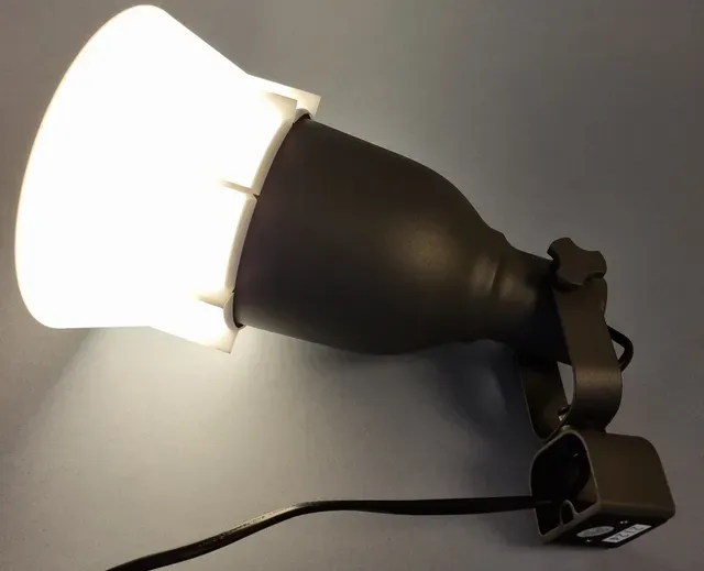 Light Diffuser - IKEA HEKTAR - Spiral Vase